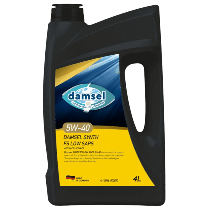DAMSEL 5W-40 SYNTH FS LOW SAPS DAMSEL 5W-40 SYNTH FS LOW SAPS